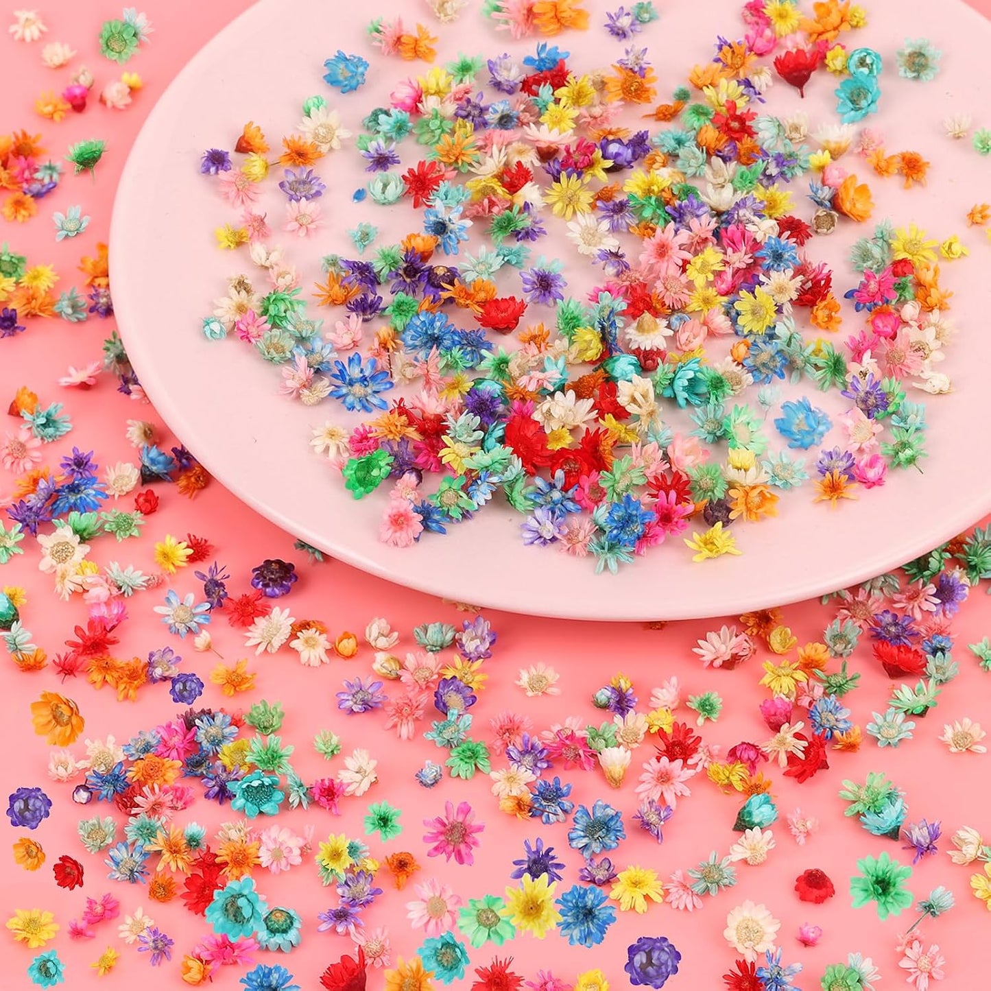 350pcs Mini Dried Flowers for Crafts Resin,Mixed Sizes Small Dried Flowers with Tweezers for DIY Craft Resin Art Jewelry Soap Candle Making