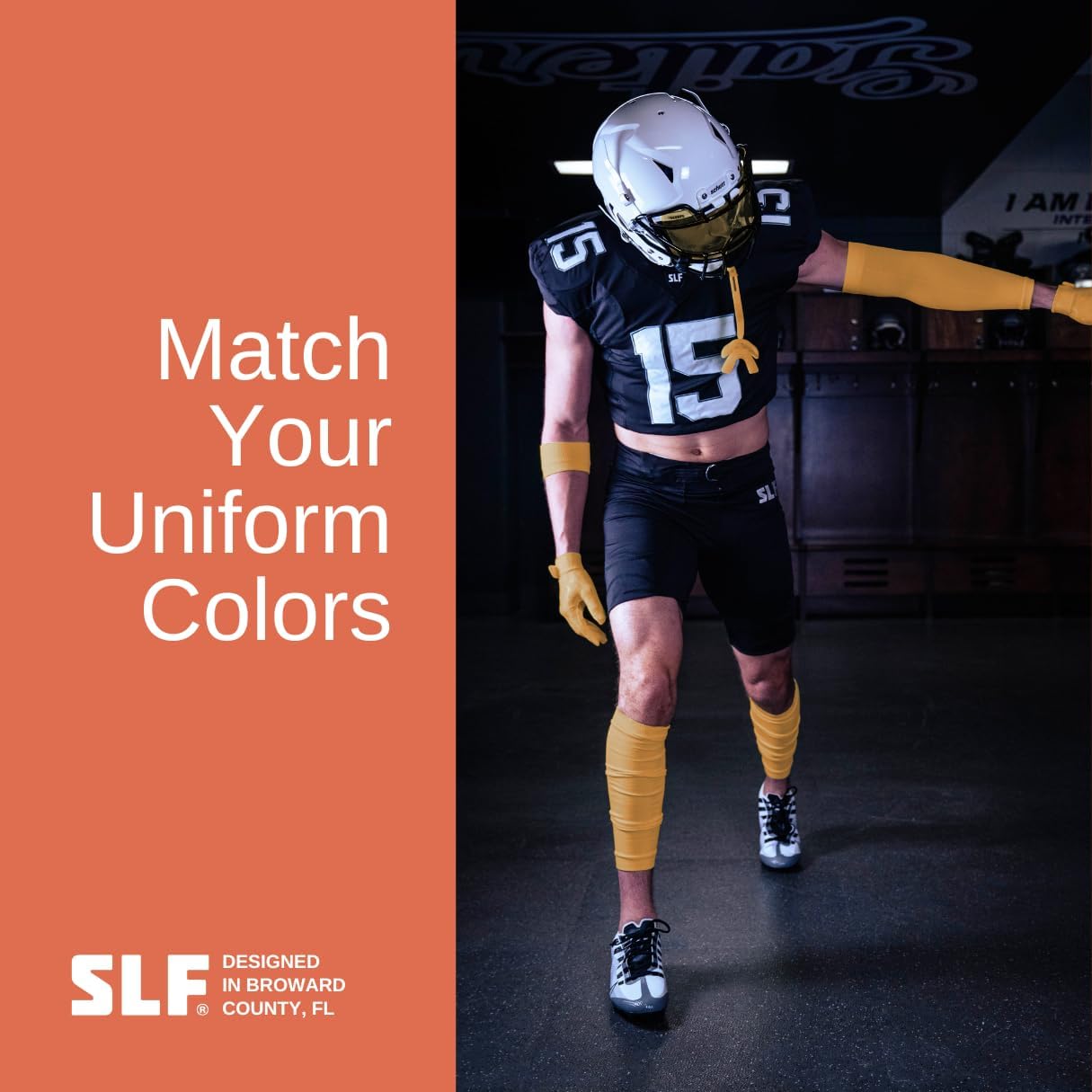 Football Leg Sleeves [1 Pair] - For Adult & Youth - Calf Compression Sleeves for Men and Boys