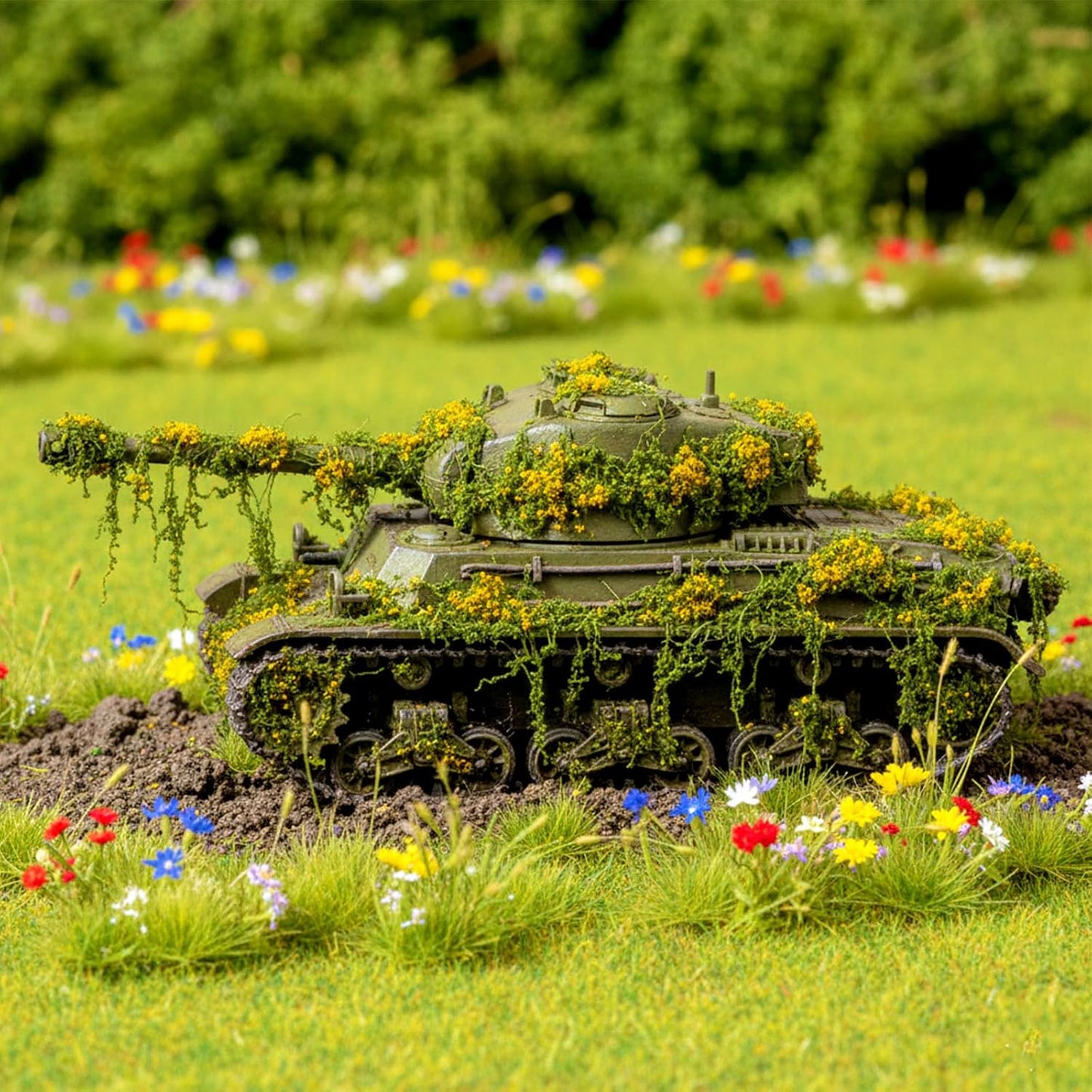Realistic Miniature Vines Miniature Plants for Diorama | Miniatures for Crafts Fairy Garden Architecture Diorama Supplies Scenery Landscape(Bright Yellow)