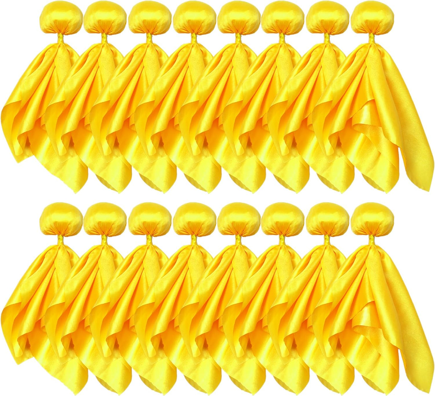 16 Pcs Yellow Penalty Flag Football Flags, Referee Flag, Lacrosse,Sports Fan for Football Games Party Accessory Referee Game Party