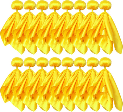16 Pcs Yellow Penalty Flag Football Flags, Referee Flag, Lacrosse,Sports Fan for Football Games Party Accessory Referee Game Party