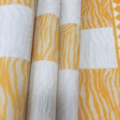 Checkered Rug Carpet 5x6.6Ft Modern Abstract Zebra Mat for Kids Boys Girls Bedroom Farmhouse Living Room Office Entryway Decor, Chic Stripe and Checkerboard, Nonslip Washable, Yellow