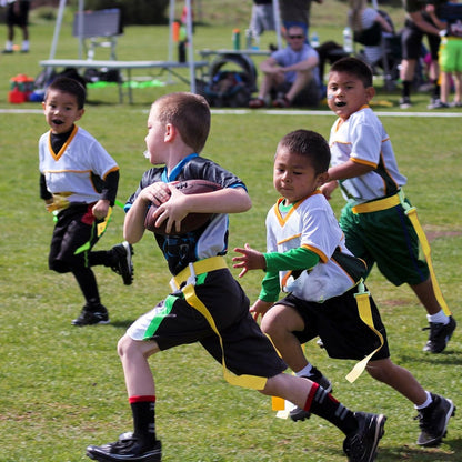 2/12/24/36 Player Flag Football Belt, Adjustable Football Belts and Flags for Kids Youth Adult Sport Team Training