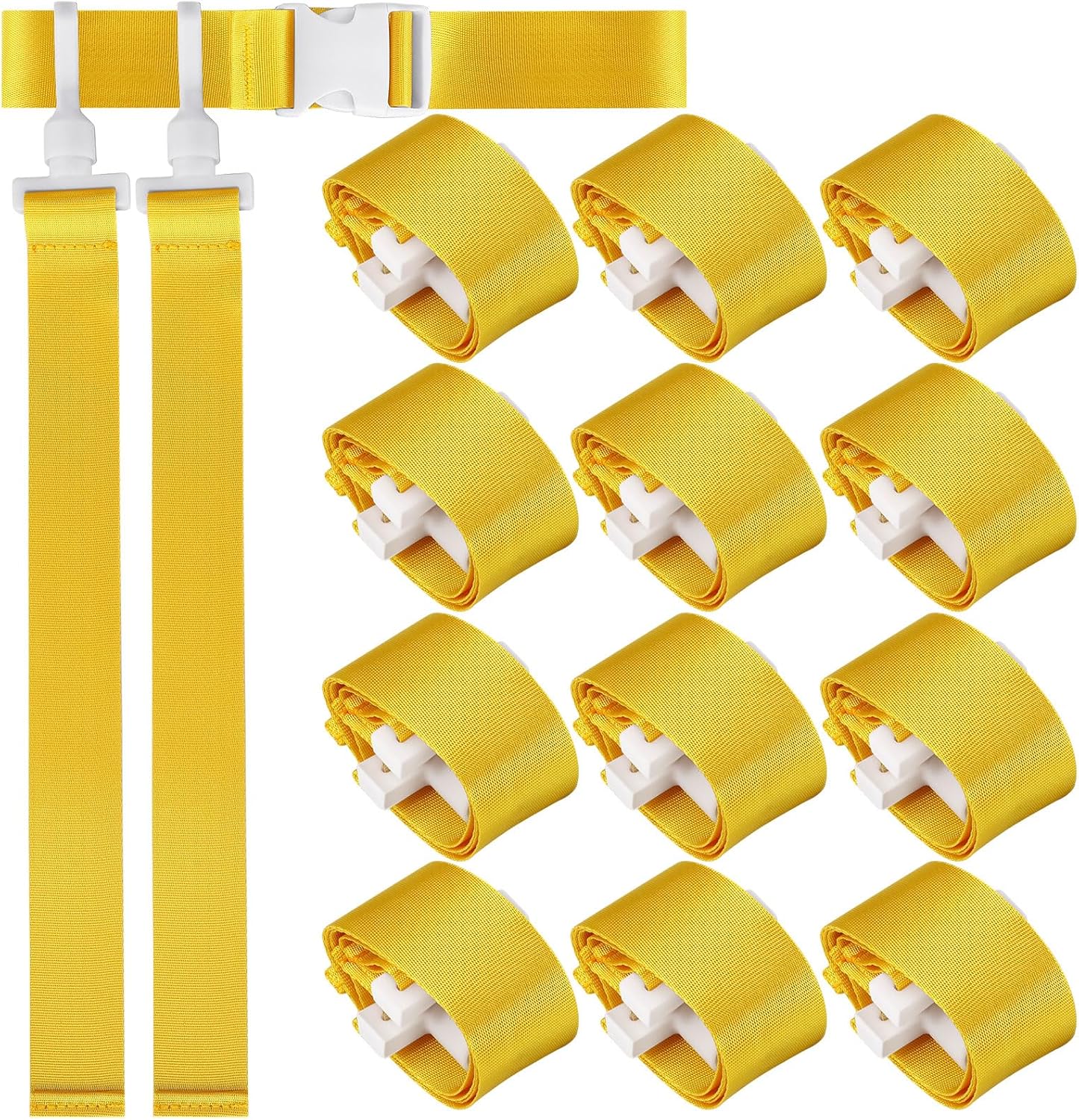 2/12/24/36 Player Flag Football Belt, Adjustable Football Belts and Flags for Kids Youth Adult Sport Team Training