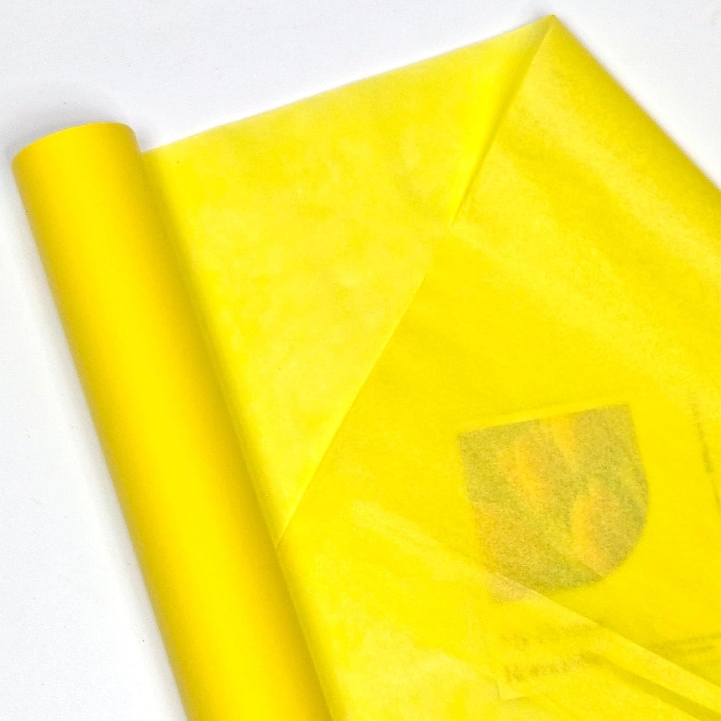 Yellow Tissue Paper Roll for Gift Wrapping, Flower Bouquets & Crafting - 17" x 98 ft, Translucent Delicate Tissue Paper for Gift Bag Stuffing, Art Packing, Wedding, Birthday, Holiday Decor