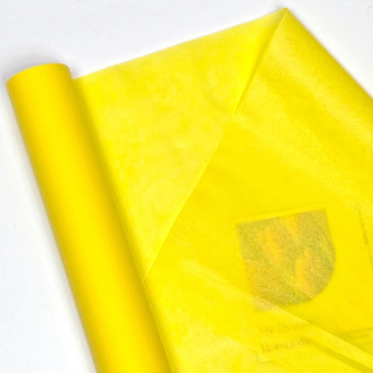Yellow Tissue Paper Roll for Gift Wrapping, Flower Bouquets & Crafting - 17" x 98 ft, Translucent Delicate Tissue Paper for Gift Bag Stuffing, Art Packing, Wedding, Birthday, Holiday Decor