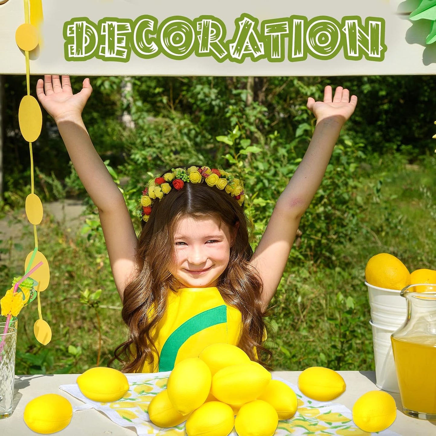36 Pcs Lemon Toys Lemon Relieve Stress Ball Party Favors Pu Foam Quick Rising Fruit Stress Relieve Toys for School Home Small Party Bag Fillers