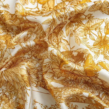 100% Pure Mulberry Silk Square Scarf-27''x27 Lightweight Hair Scarves Headscarf Night Sleeping with Gift Packed