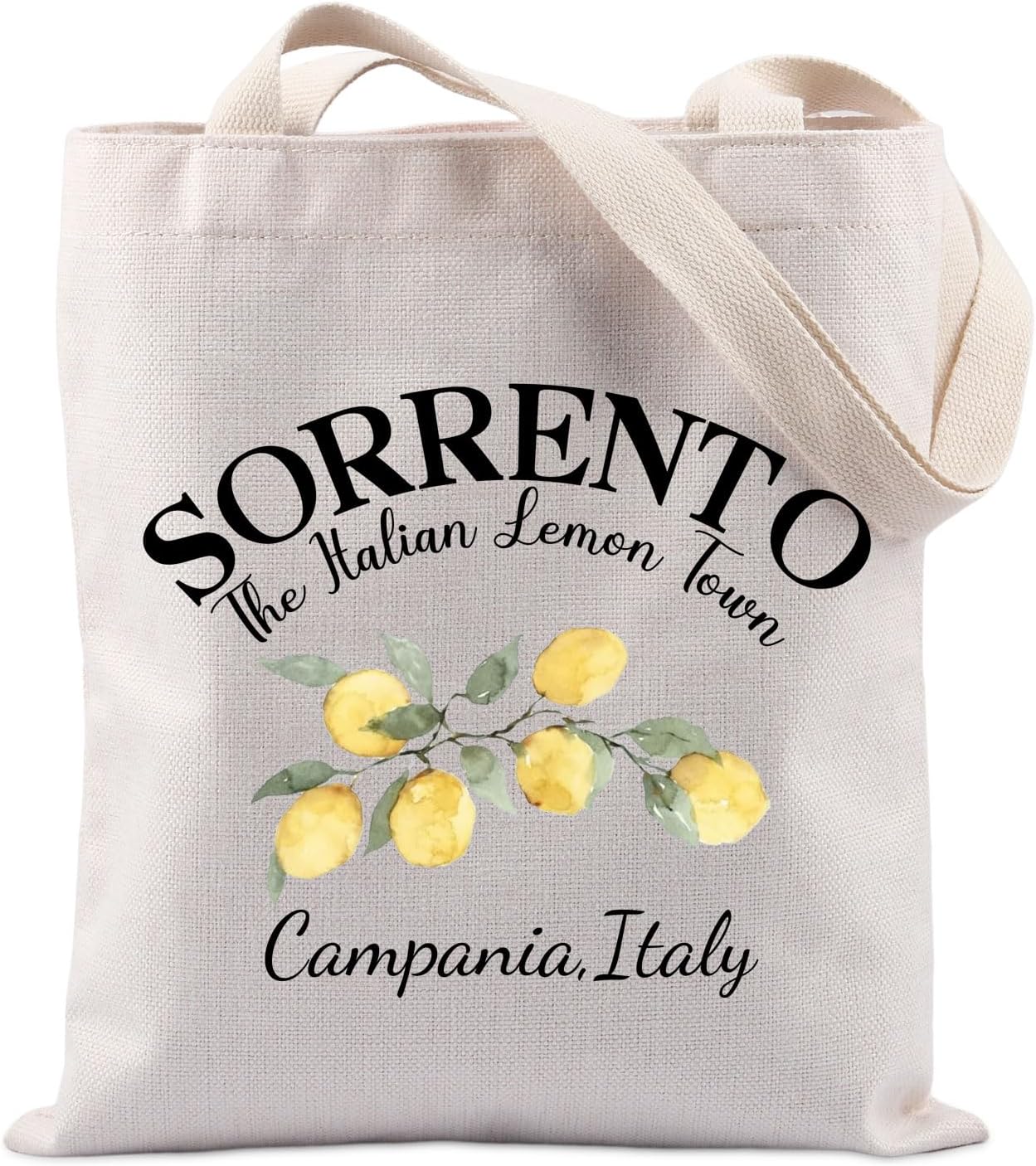 Sorrento Italian Delicious Lemon Tote Bag Southern Italy Gift Sorrento Travel Gift for Italy Lover