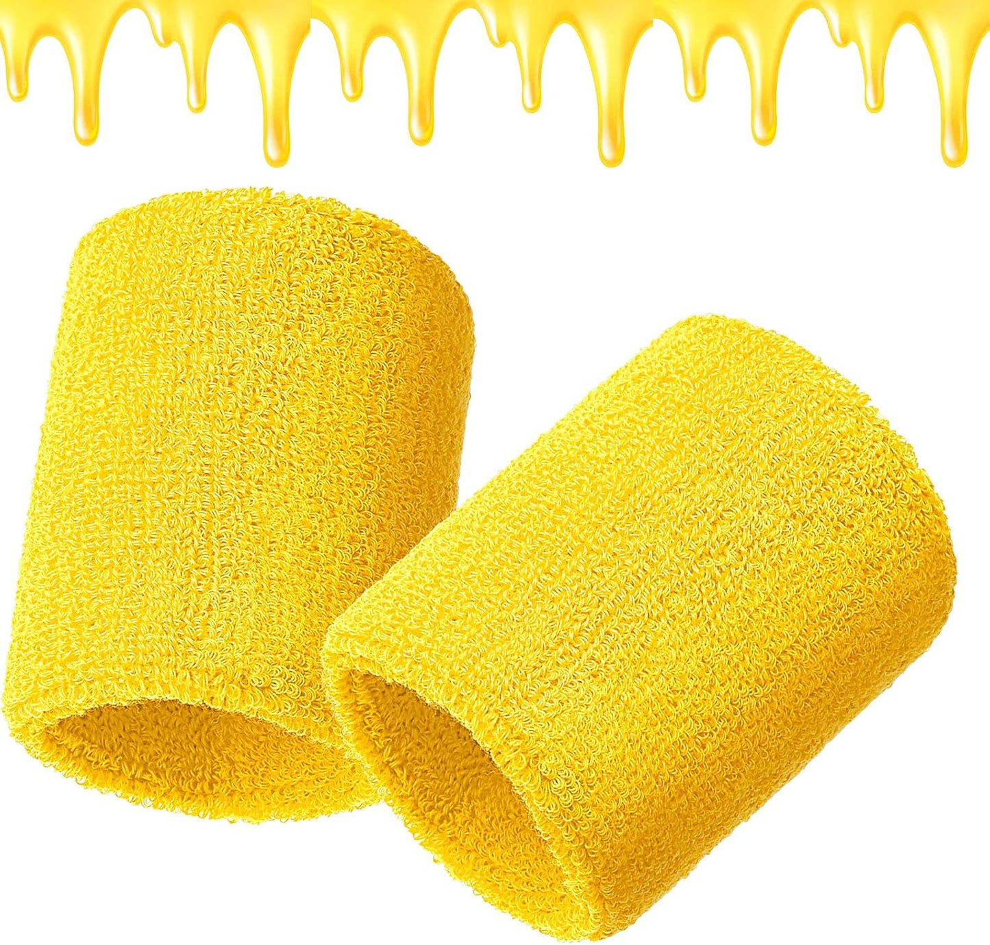 12 Pcs Wristbands Sweatband for Women Men, Neon 80s Sport Wrist Bands for Baseball Basketball Football Tennis Soccer Team Gymnastics Spirit Absorbent Sweatbands