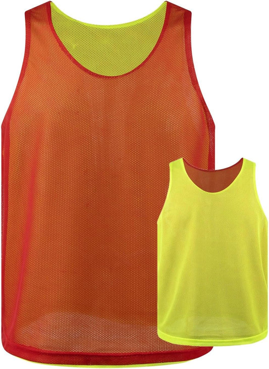 Reversible Training Vests Two Sides Sports Vest Football Jersey