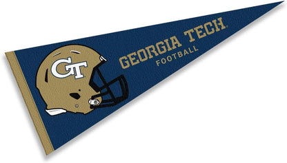 Georgia Tech Yellow Jackets Football Helmet Pennant