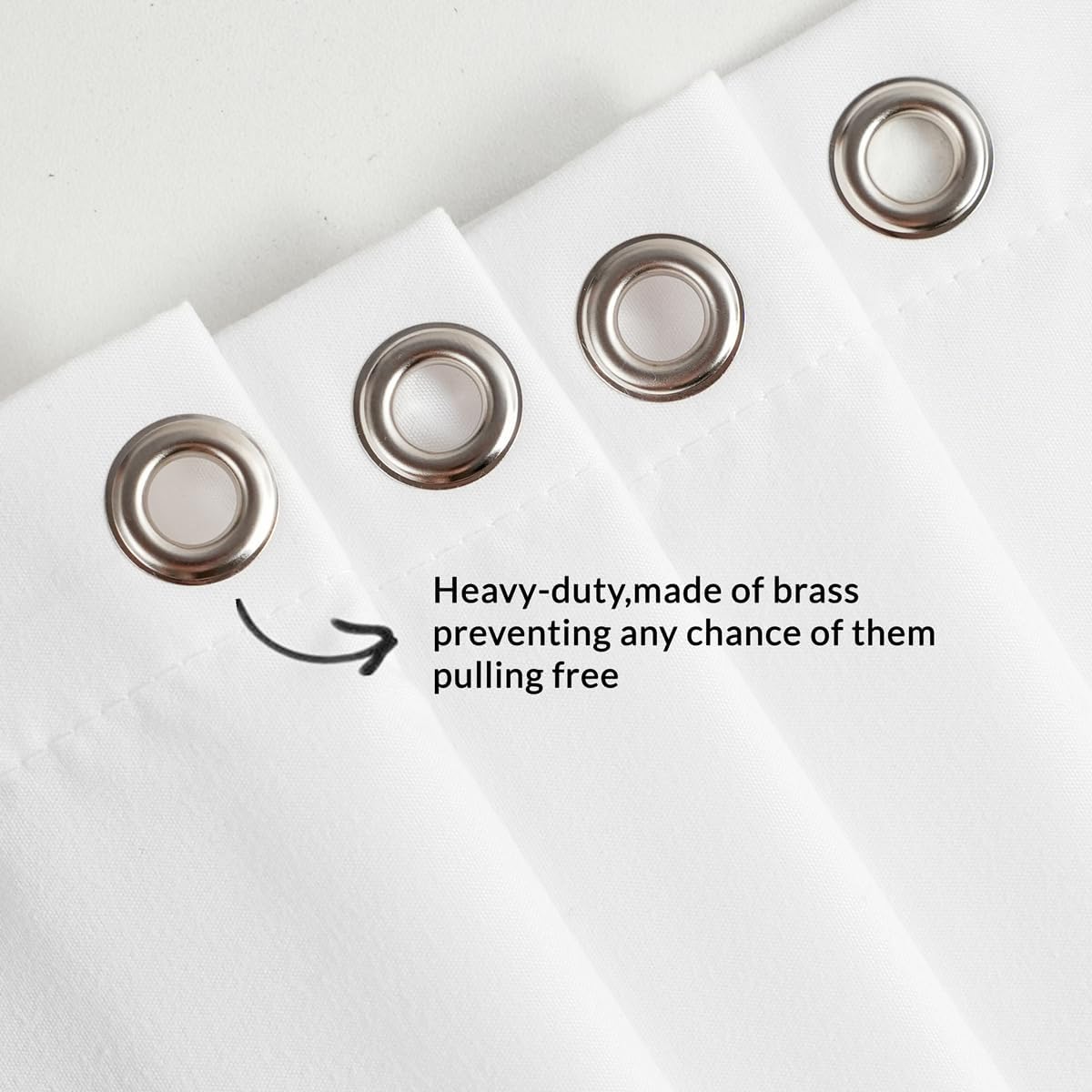Ombre Yellow and White Shower Curtain Liner,Waterproof Fabric Shower Curtain with 3 Weighted Magnets, Odorless Cloth Lightweight Bathroom Curtain,Sturdy Rustproof Grommets,72 x 72