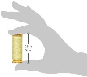 Natural Cotton Thread 110 Yards-Light Yellow (103C-1370)