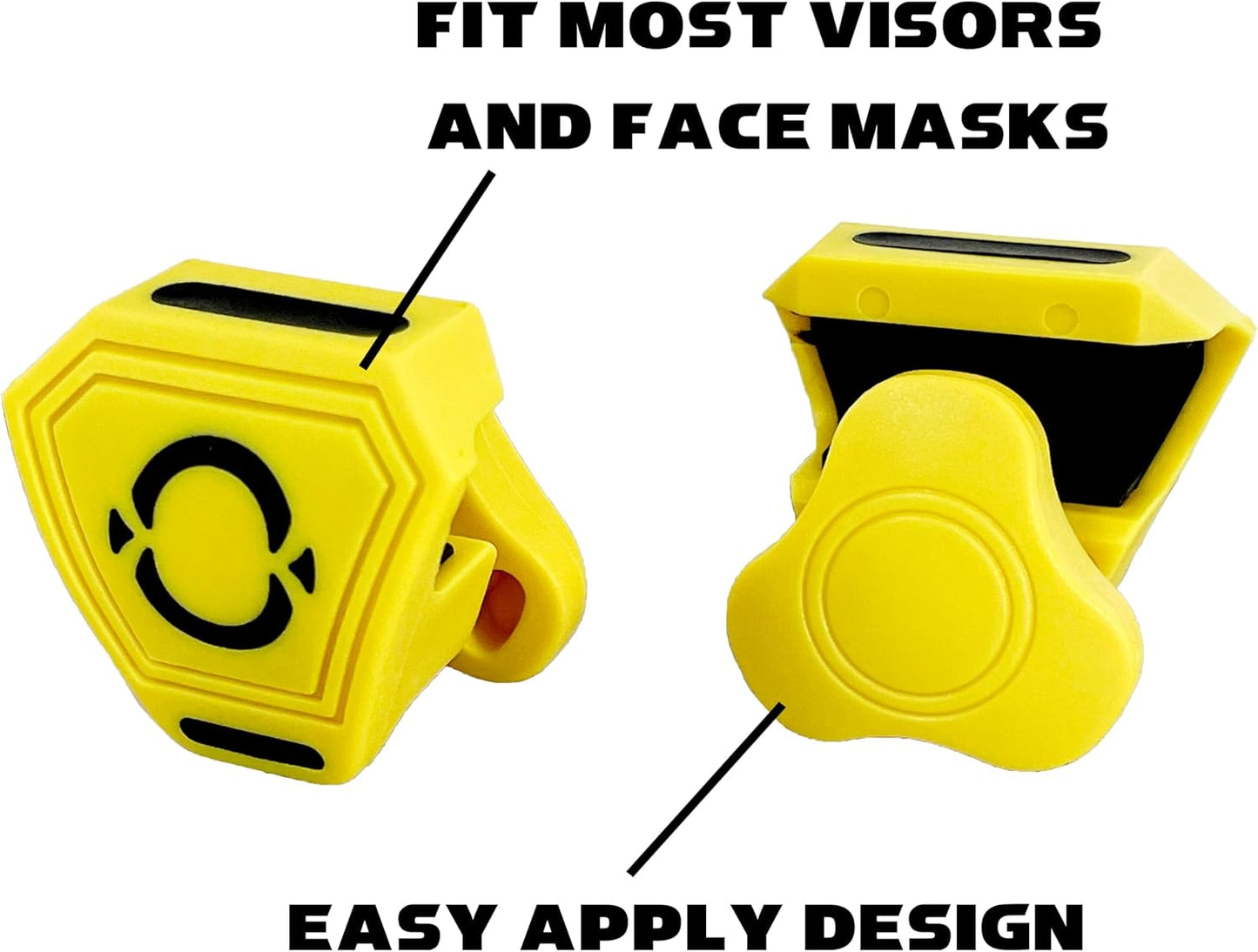 Football Visor Clips, Wide Helmet Visor Fit | For Football Visors, Firm Lock, Less Distortion, Youth and Adult Fit