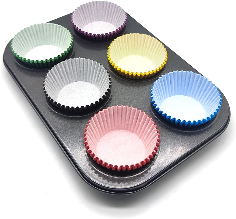 Standard Baking Cups, Classic Yellow Greaseproof Festive Cupcake Liners, 150-Count