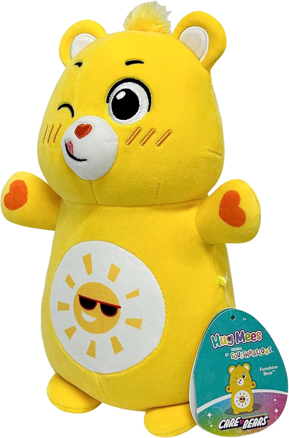 Original Care Bears 10in Funshine Bear HugMees – Ultrasoft Official Jazwares Plush (Medium-Sized)