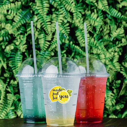 Coated Paper Made Just for You Lemon Stickers，Lemon Stand Stickers Gift Bags Packaging