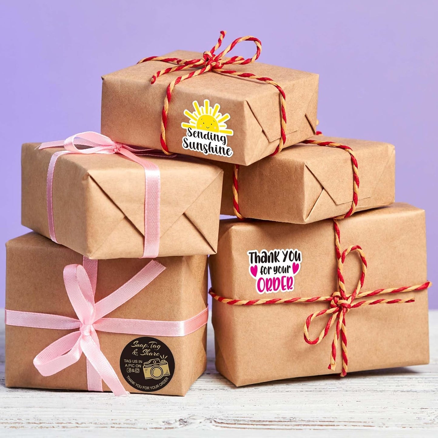 Coated Paper Made Just for You Lemon Stickers，Lemon Stand Stickers Gift Bags Packaging