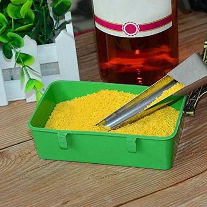Bird Seed Food Feeder Dish Water Feeder Bowl for Parrot Macaw African Greys Budgies Parakeet Cockatiel Conure Canary Finch Cage (4.7inch)