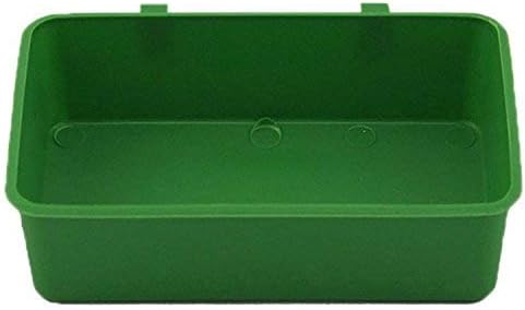 Bird Seed Food Feeder Dish Water Feeder Bowl for Parrot Macaw African Greys Budgies Parakeet Cockatiel Conure Canary Finch Cage (4.7inch)
