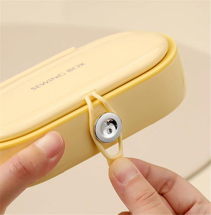 Yellow Sewing Project Kit, 135 Pcs Family Sewing Supplies Repair Kit Traveler Sewing Kit Sewing Thread Accessories DIY Sewing Supplies Organizer (Yellow)