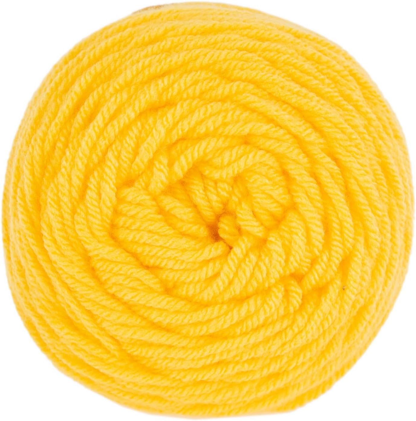 I Love This Yarn 100% Acrylic, 330 Yellow, Set of 2 | 4 Medium Weight, 355 Yards Per Skien, For Crocheting & Knitting