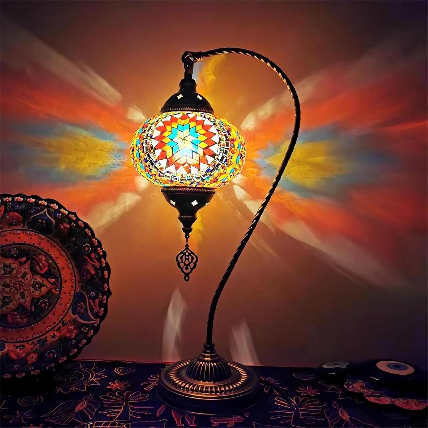 520pcs/100g Diamond Mosaic Tiles, High Transparency Stained Glass Mosaic Tiles, DIY Handmade Lampshade Artwork and Stained Glass Projects, Yellow