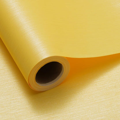 Yellow Kraft Wrapping Paper Solid Color Matte Textured Gift Wrap | 17 Inch X 33 Feet, Birthday, Parties