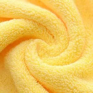 Hand Towels for Bathroom - Cotton Ultra Soft Highly Absorbent Hand Towel 2 Set, Size 13x 29 Home Bathroom Hand Towels for Bath, Hand, Face, Gym Towel (Yellow)