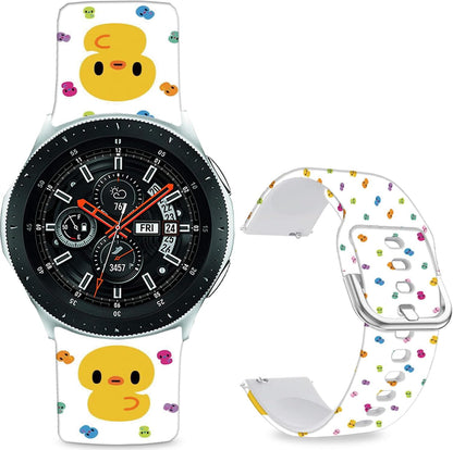 Cartoon Watch Bands Compatible with Samsung Galaxy Watch 46mm/ Galaxy Watch 3 45mm/Samsung Gear S3 Frontier/Classic Strap,Soft Silicone 22mm Replacement Wristband Sport Strap for Men Women.
