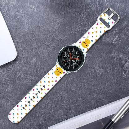 Cartoon Watch Bands Compatible with Samsung Galaxy Watch 46mm/ Galaxy Watch 3 45mm/Samsung Gear S3 Frontier/Classic Strap,Soft Silicone 22mm Replacement Wristband Sport Strap for Men Women.