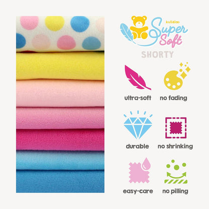 Plush Fabric | Solid Yellow Minky Fabric for Sewing (Pack of 2) | Super Soft Cuddle Material | 39.5x29.5 | Plushies, Baby Blankets, Pillows, Dog Beds, Cat Beds, Baby Accessories, Apparel