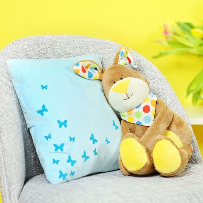 Plush Fabric | Solid Yellow Minky Fabric for Sewing (Pack of 2) | Super Soft Cuddle Material | 39.5x29.5 | Plushies, Baby Blankets, Pillows, Dog Beds, Cat Beds, Baby Accessories, Apparel