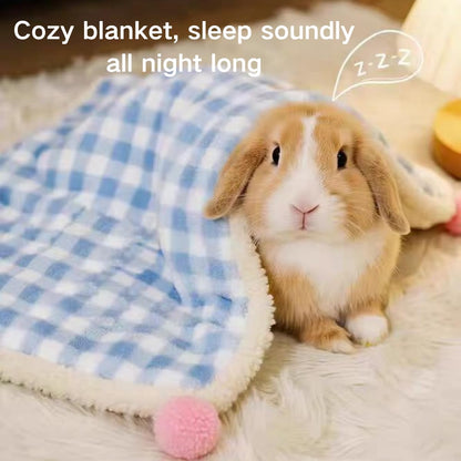 Guinea Pig Bedding Mat - Washable Rat Cage Liner Bedding Accessories Soft Fleece Blankets for Rat, Rabbit, Chinchilla, Hedgehog, Ferret, Kitten, Puppy, Cat and Small Animals (Yellow,S)