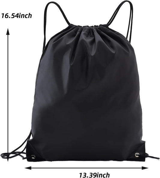 Drawstring Backpacks,10 Pack — Lightweight Drawstring Bags, Gym Sack for Sports, Daily Use & Travel (10, Yellow)