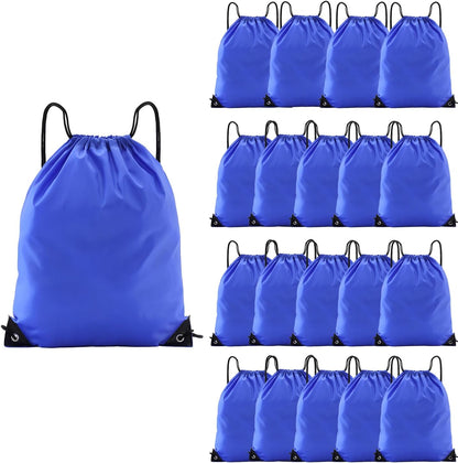 Drawstring Backpacks,10 Pack — Lightweight Drawstring Bags, Gym Sack for Sports, Daily Use & Travel (10, Yellow)