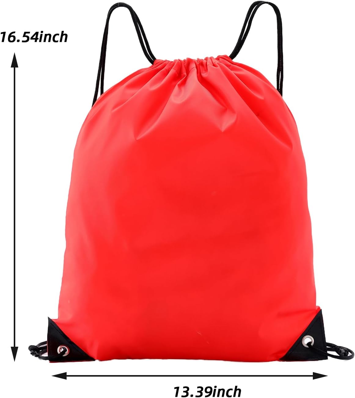 Drawstring Backpacks,10 Pack — Lightweight Drawstring Bags, Gym Sack for Sports, Daily Use & Travel (10, Yellow)