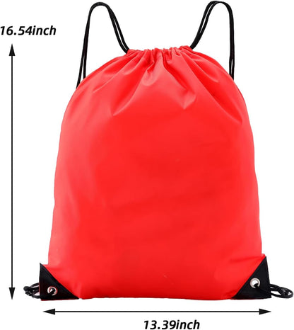 Drawstring Backpacks,10 Pack — Lightweight Drawstring Bags, Gym Sack for Sports, Daily Use & Travel (10, Yellow)
