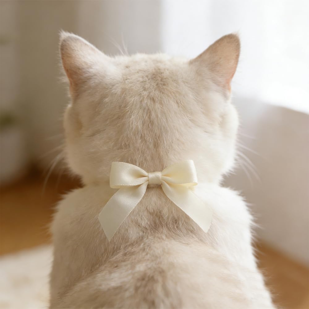 50 Pack Twist Tie Bows 2.75 Inch, Elegant Yellow Ribbon Bows for Gift Wrapping, DIY Crafts, Party Decorations, Baby Shower, Birthday, Wedding Decor
