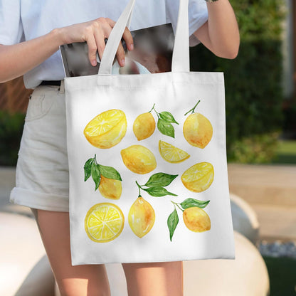 Fruit Tote Bag with Magnetic Buckle-Fruit Themed Seasonal Gifts for Birthday, Mother's Day, Christmas.