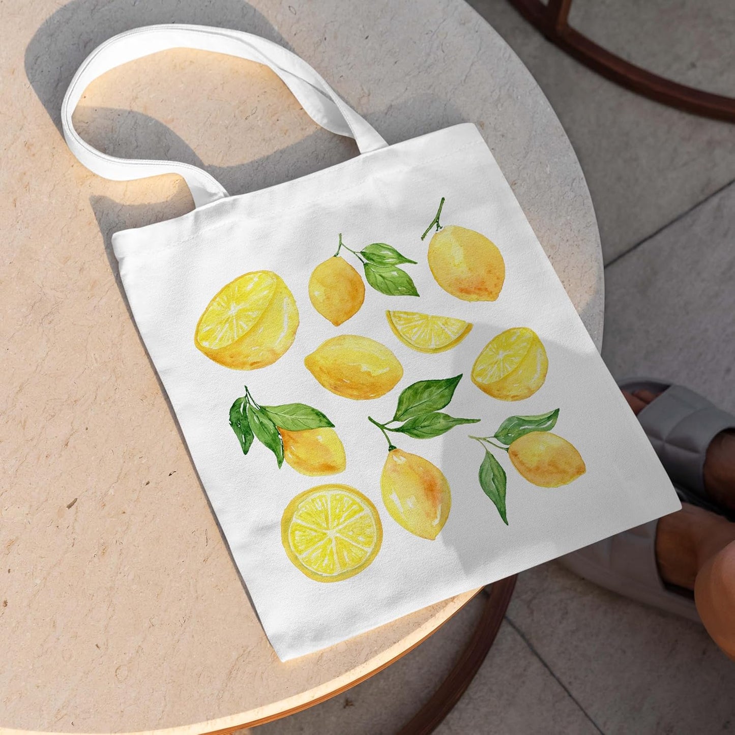 Fruit Tote Bag with Magnetic Buckle-Fruit Themed Seasonal Gifts for Birthday, Mother's Day, Christmas.