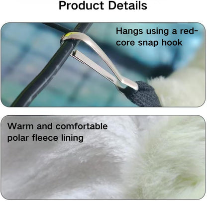 Guinea Pig Hammock 3 Layers Rat Hammock Small Animals Hanging Bed Hamster Pet Cage Accessories for Chinchilla Ferret Sugar Glider Squirrel Kitten Rat Sleeping and Playing (Yellow)