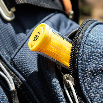 Premium Plastic Golf Tees, Yellow XLT Size 3 1/8", Unbreakable Innovative Design, Consistent Height, Perfect Golf Gift for Men and Women. Golfing Brush Tees, Works with Any Golf Ball