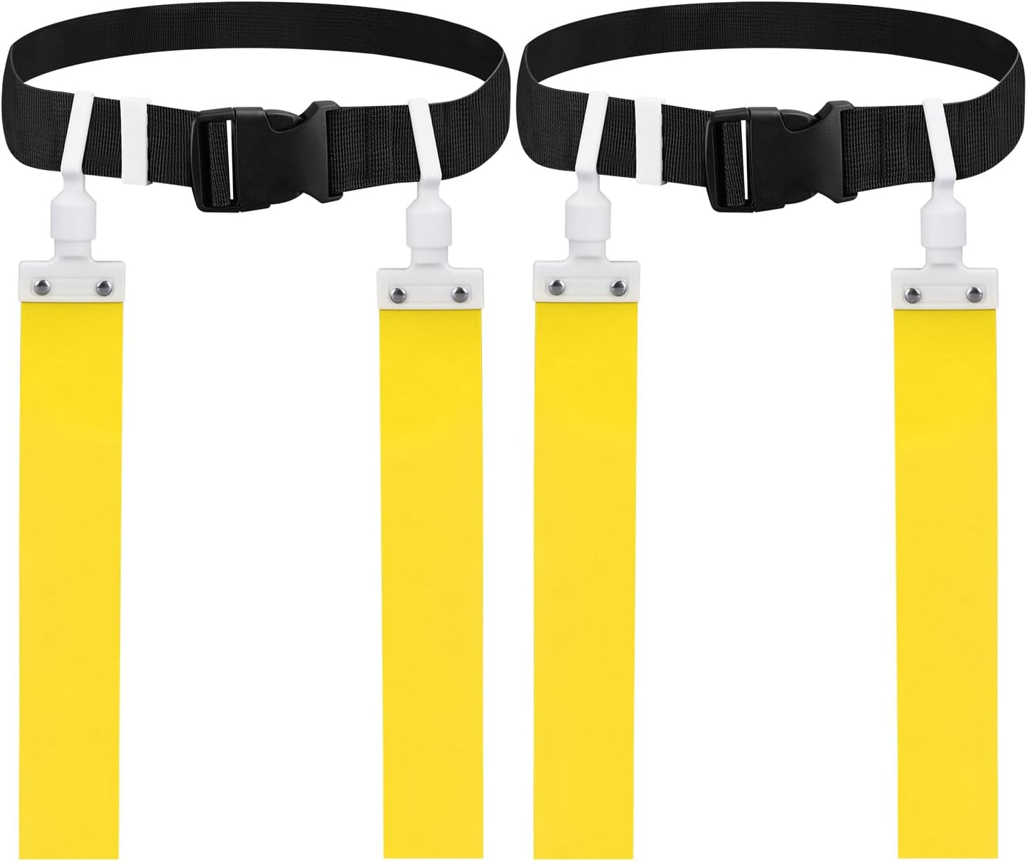 Adjustable Flag Football Belt Set, with Belt and Flags, for Youths, Adults