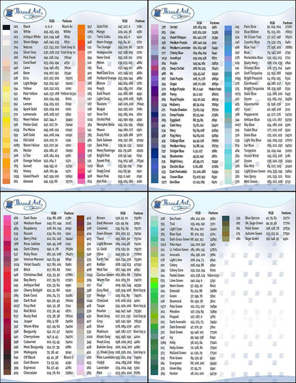 Polyester Machine Embroidery Thread, 1000M 40wt, Pale Yellow 151 | 40wt trilobal polyester embroidery thread with bright sheen. Works with home and commercial embroidery and sewing machines.