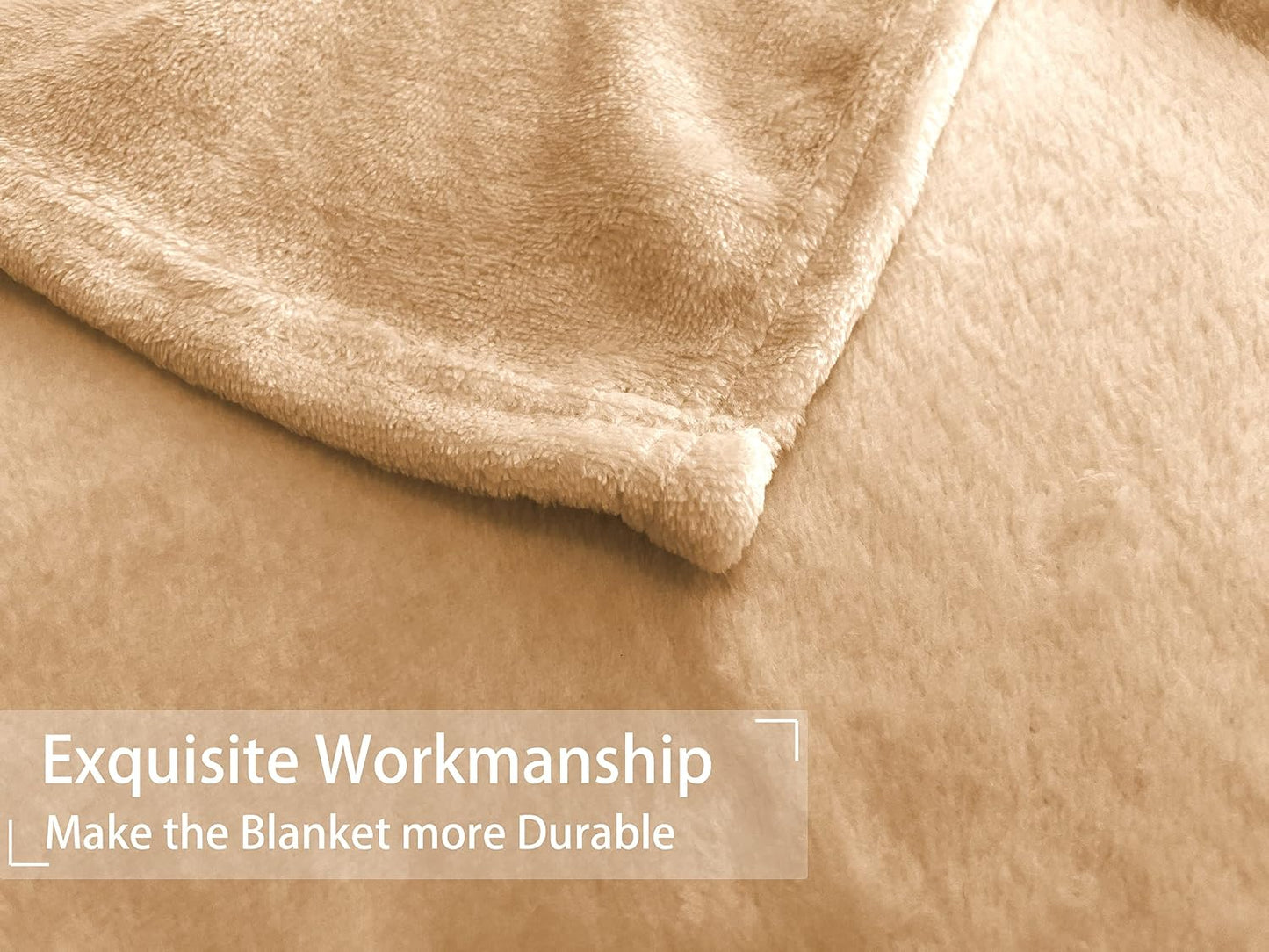 Soft Puppy Flannel Fleece Blanket for Pet Dog Cat, Plush Microfiber, Cozy and Lightweight, Light Yellow, Pet, 19 x 27 inch (50 x 70 cm)