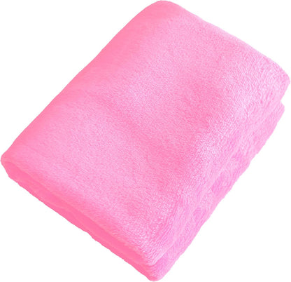 Soft Puppy Flannel Fleece Blanket for Pet Dog Cat, Plush Microfiber, Cozy and Lightweight, Light Yellow, Pet, 19 x 27 inch (50 x 70 cm)