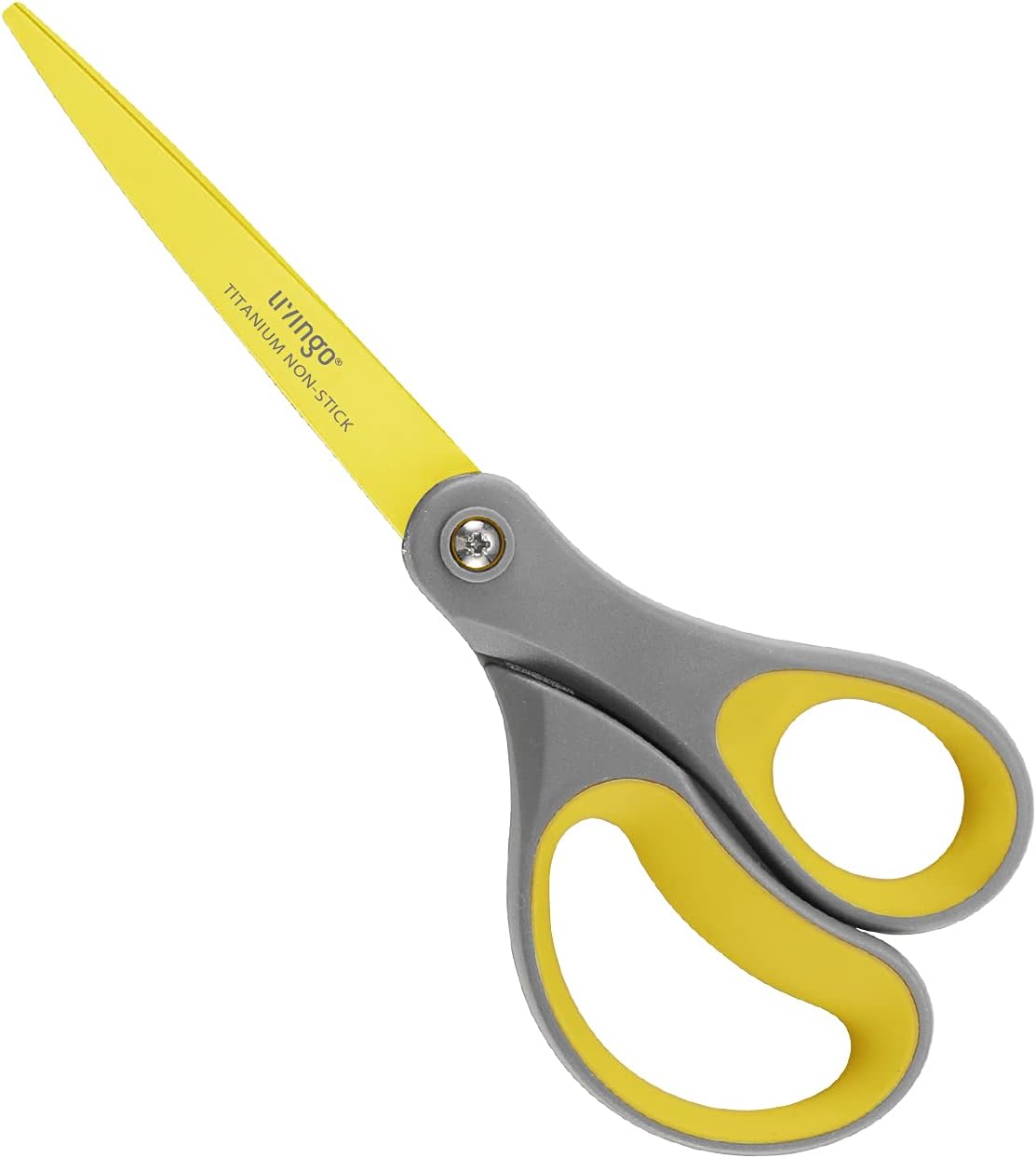 Scissors All Purpose 8" Titanium Non Stick Shears 2 Pack | Durable Stainless Steel Blade, Comfortable Grip, Fabric Sewing Paper Craft Cutting, School Home Office Use