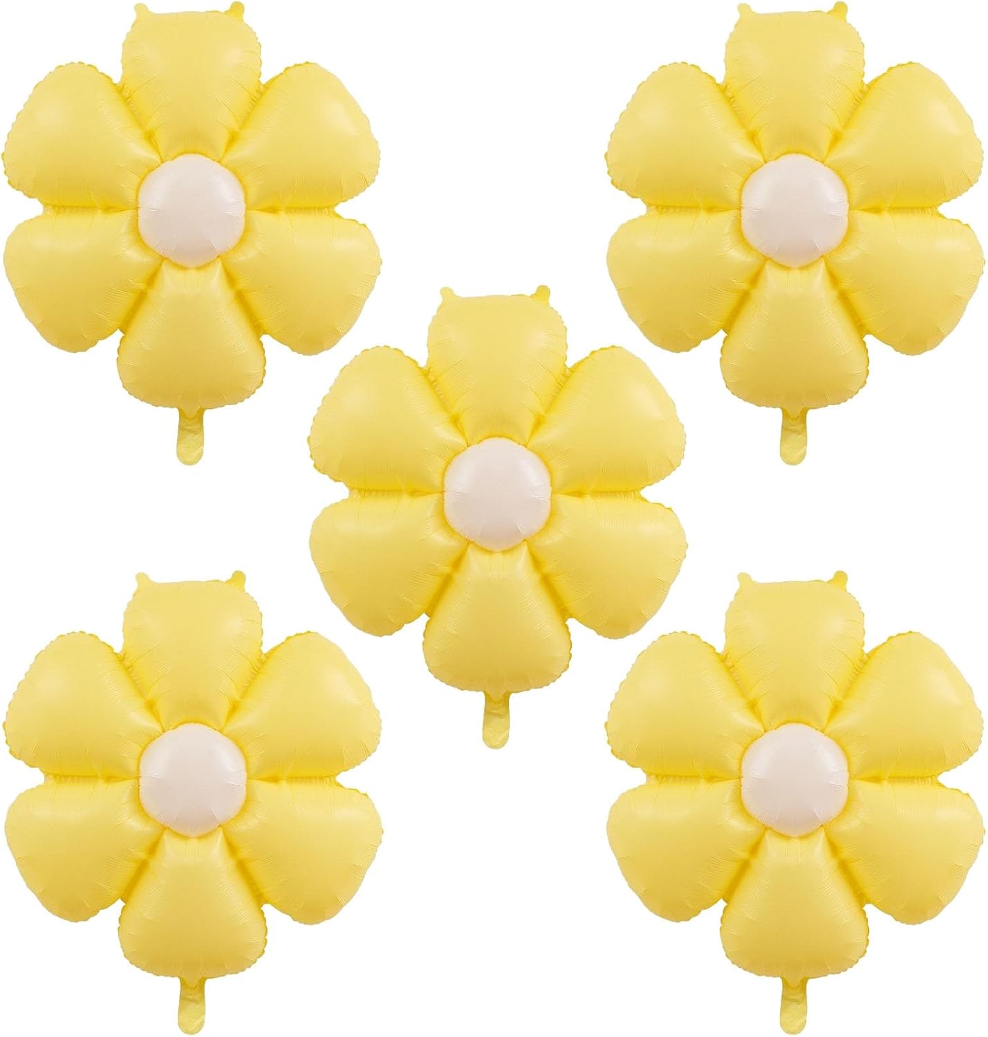 Flowers Birthday Party Balloons Daisies Happy Birthday Party Decorations (Yellow)